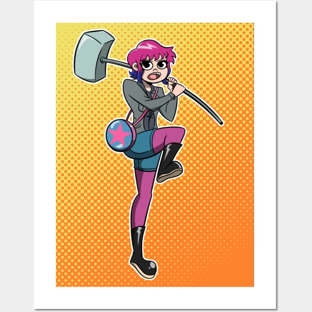 Scott Pilgrim vs The World: Ramona Wall Art by BlackKnightProductions